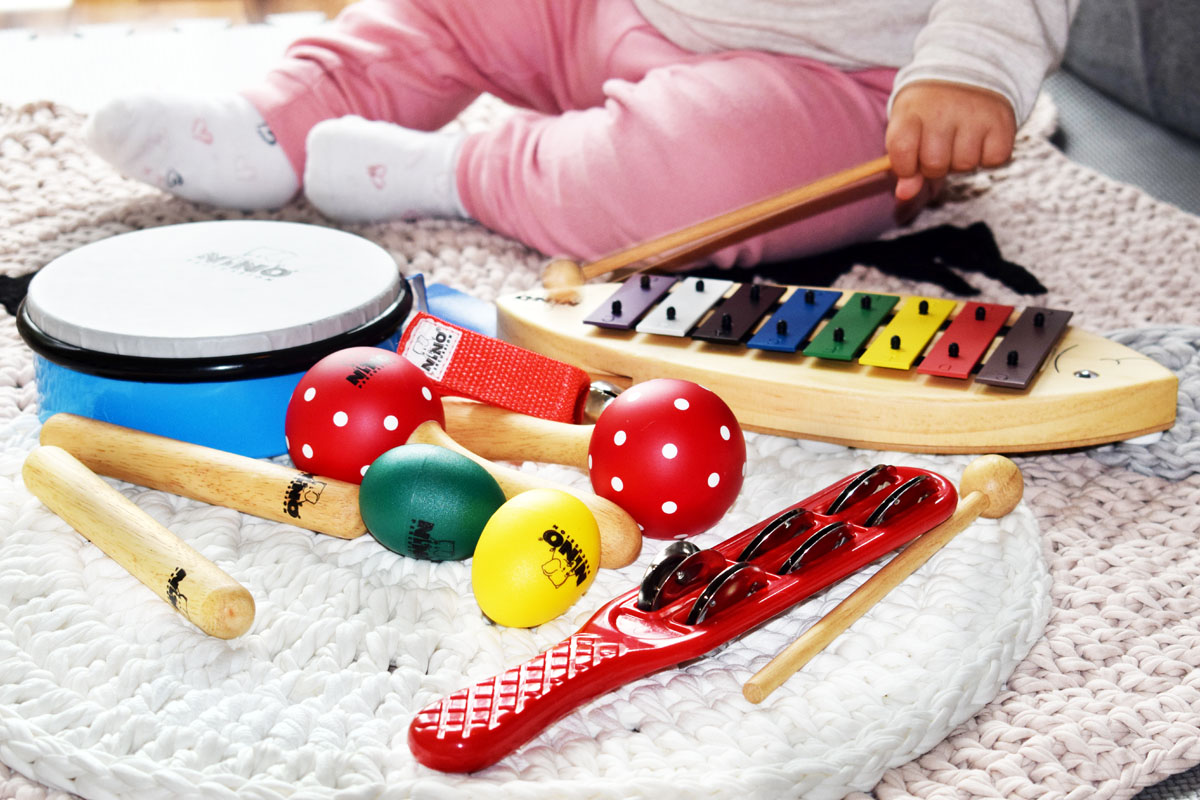 Musikalische Früherziehung - Musikinstrumente für Kinder - meinlshop - ninopercussion