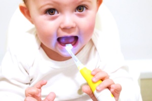 SEAGO Säugling Zahnbürsten Sonic elektrische zahnbürste mit LED Lampe-Zahnbürste für Baby-Kind-Mama Blog München