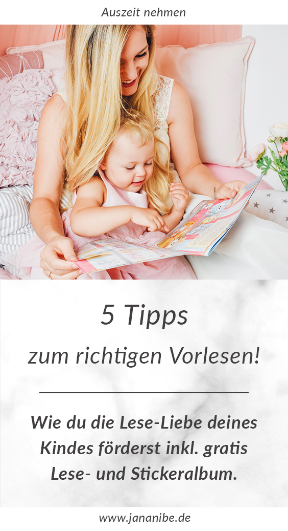 5 Tipps, wie du die Lese-Liebe deines Kindes förderst inkl kostenlosem Stickeralbum Hugidubies von Hugendubel Jana Nibe Mama Blog
