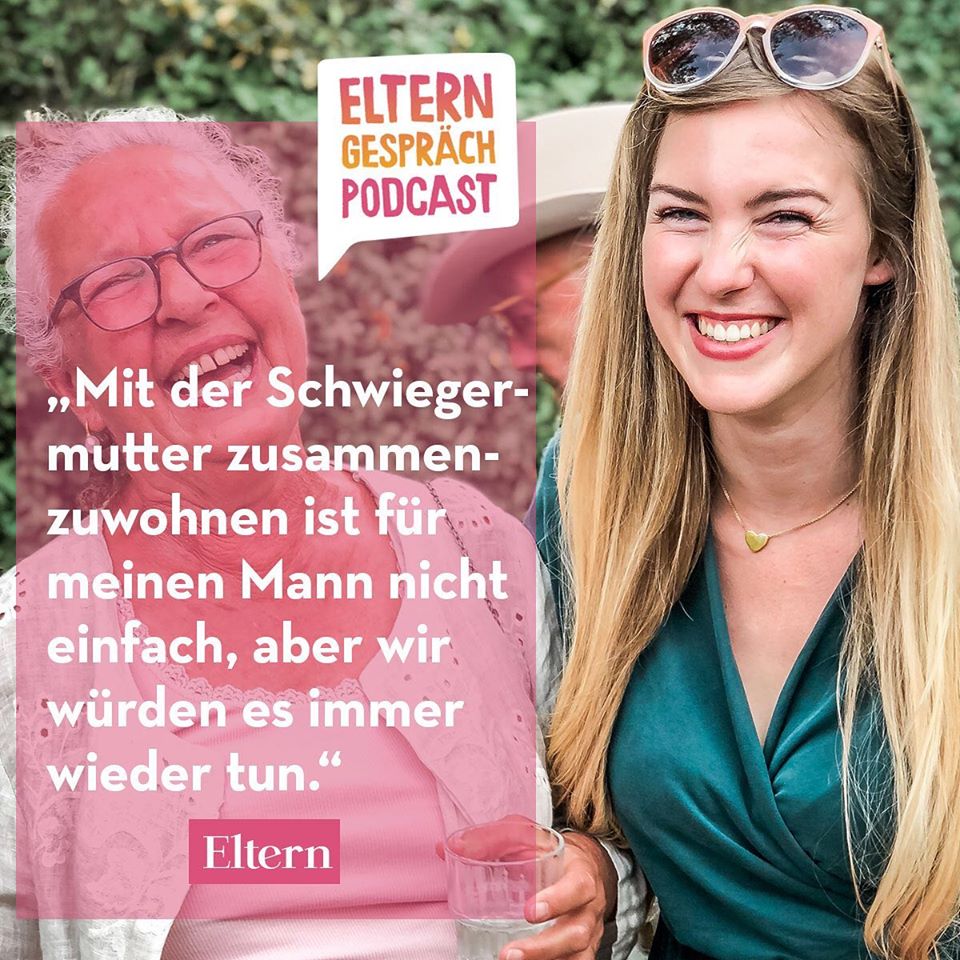 Eltern Podcast Julia Schmidt-Jortzig Mehrgenerationenhaus Oma wohnt bei uns Jana Berger Jananibe Mamablog München